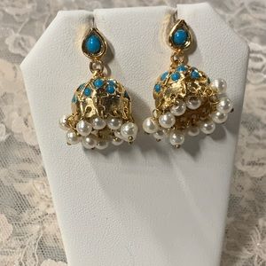 Gold Plated small Jhumki by @zirconpalace